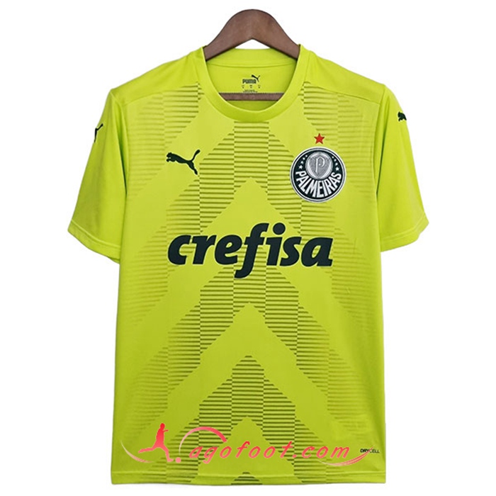 Maillot de Foot Palmeiras Gardien de But Jaune 2022/2023