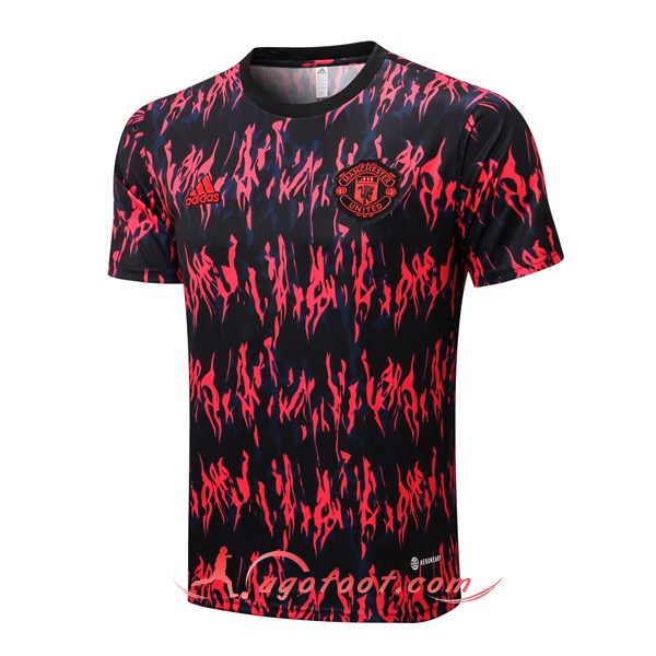 Training T-Shirts Manchester United Noir/Rouge 2022/2023