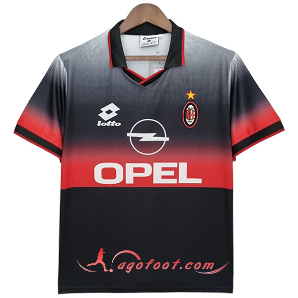 Maillot de Foot Milan AC Retro Noir 1995/1996