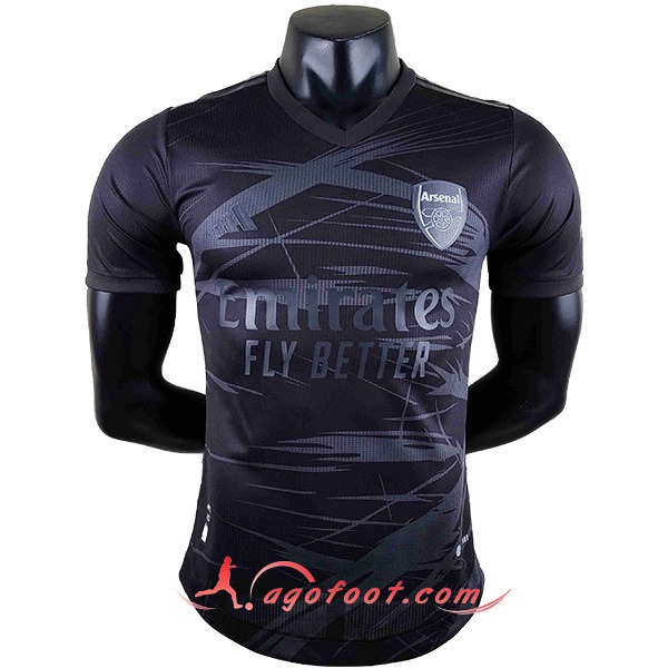 Maillot de Foot Arsenal Player Edition Noir 2022/2023