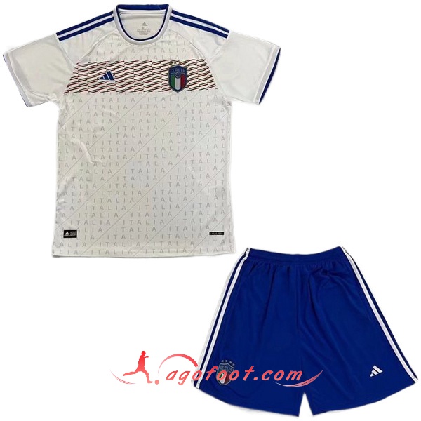 Maillot de Foot Italie Enfant Blanc 2022/2023