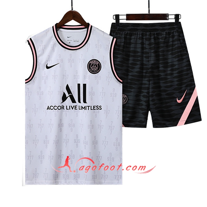 Training Sans Manches + Short PSG Vert 2022/2023