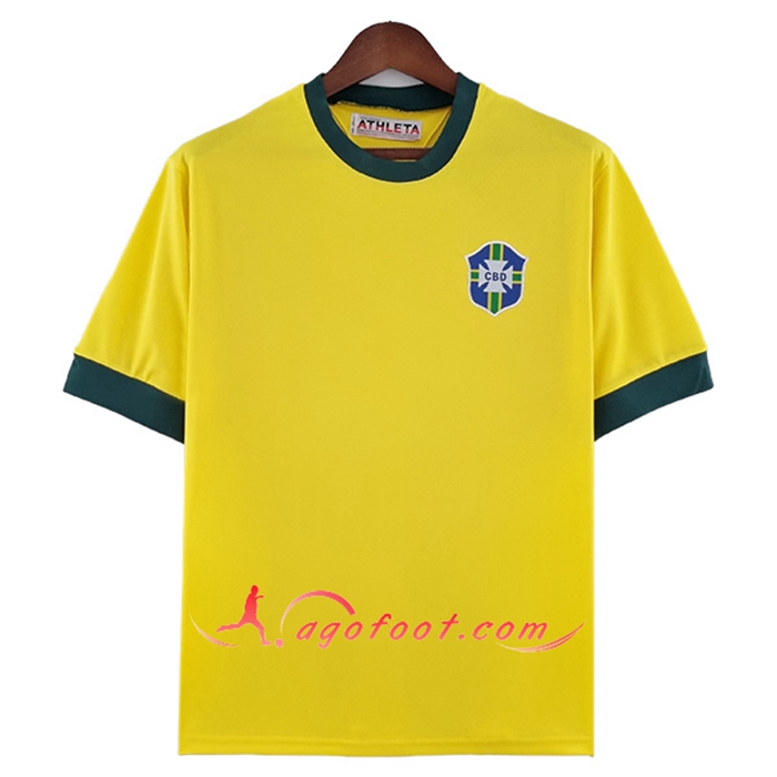 Maillot de Foot Bresil Retro Domicile 1970