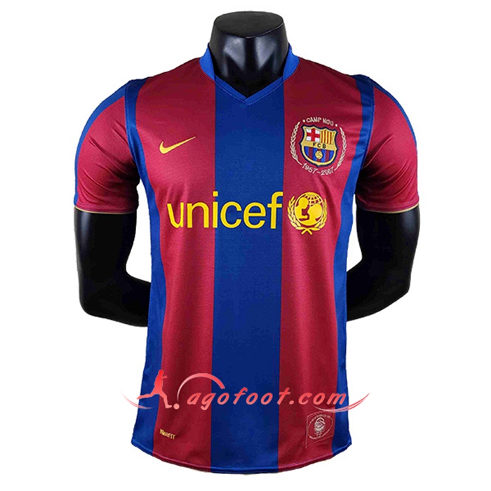 Maillot de Foot FC Barcelone Retro Domicile 2007/2008