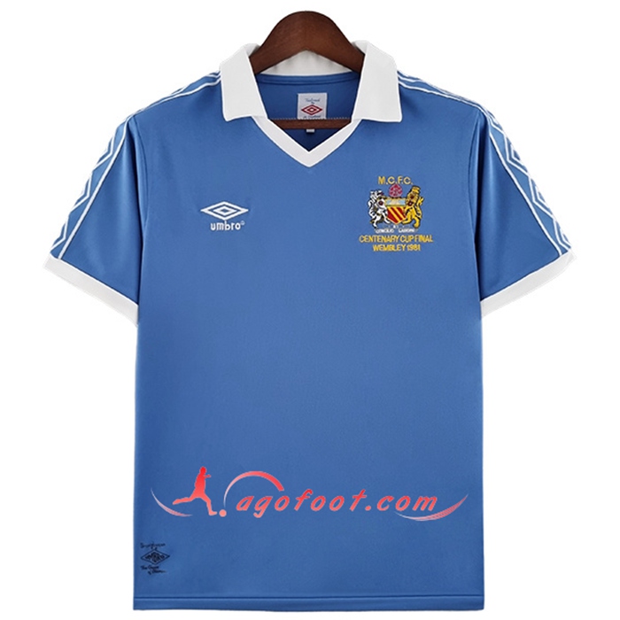 Maillot de Foot Manchester City Retro Domicile 1981/1982
