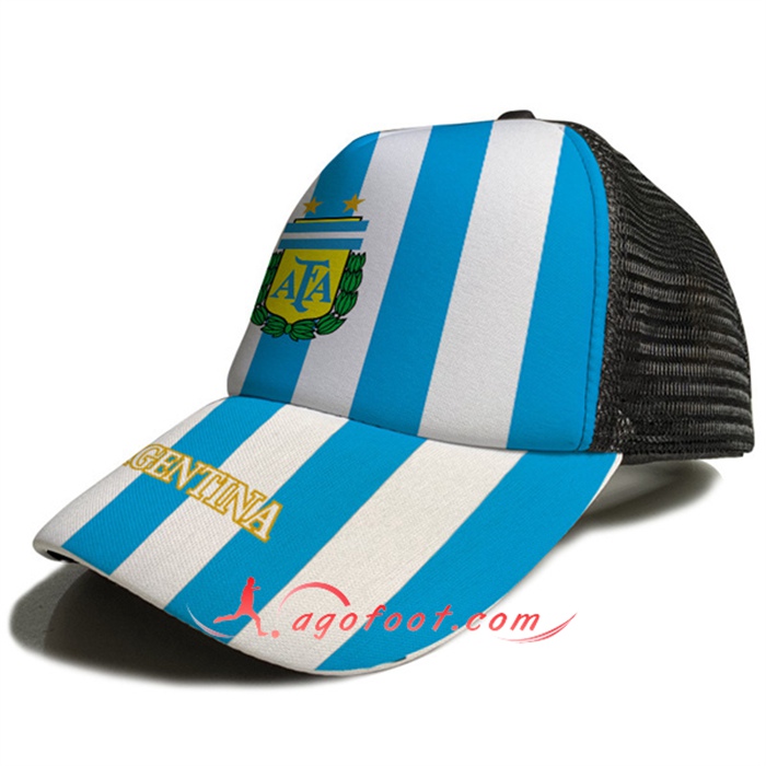 Casquette de Foot Argentine Blanc/Bleu 2023