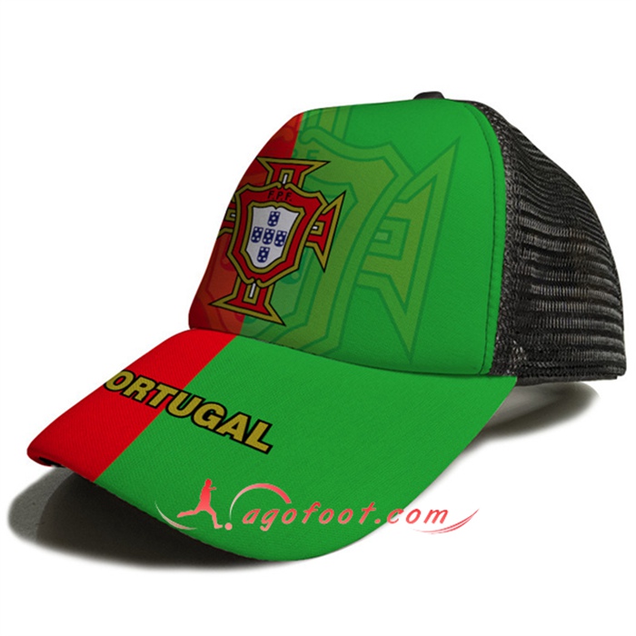 Casquette de Foot Portugal Vert/Rouge 2023