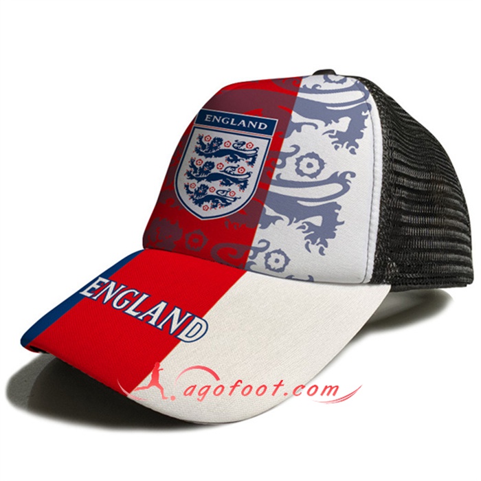 Casquette de Foot Angleterre Blanc/Rouge 2023