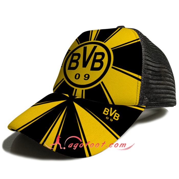 Casquette de Foot Dortmund BVB Jaune/Noir 2023