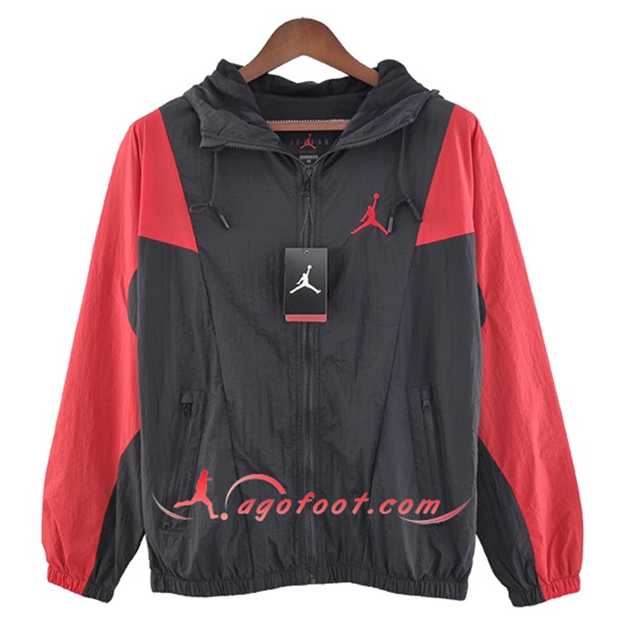 Coupe-Vent Jordan PSG Noir/Rouge 2022/2023