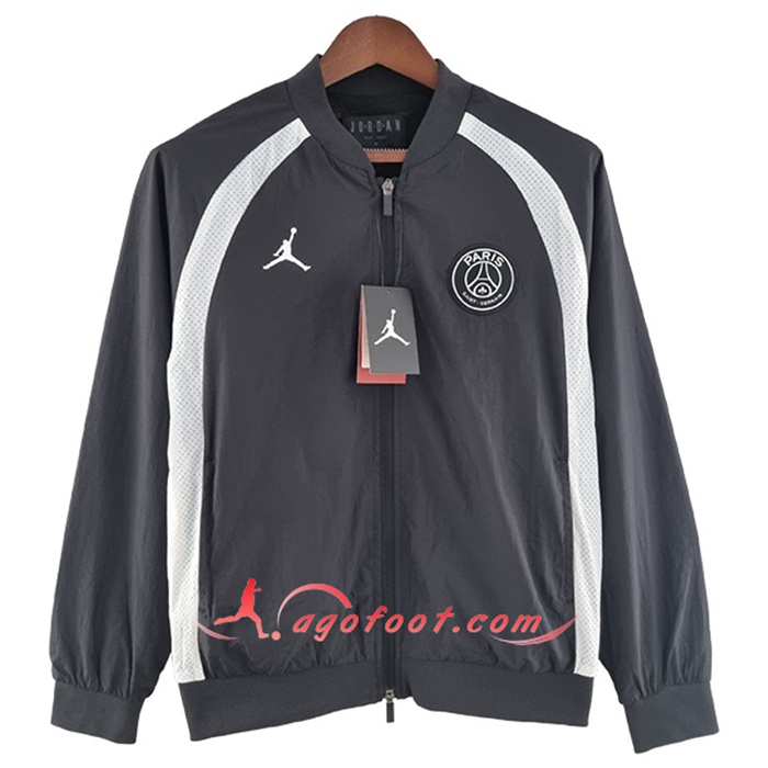 Coupe-Vent Jordan PSG Blanc/Noir 2022/2023