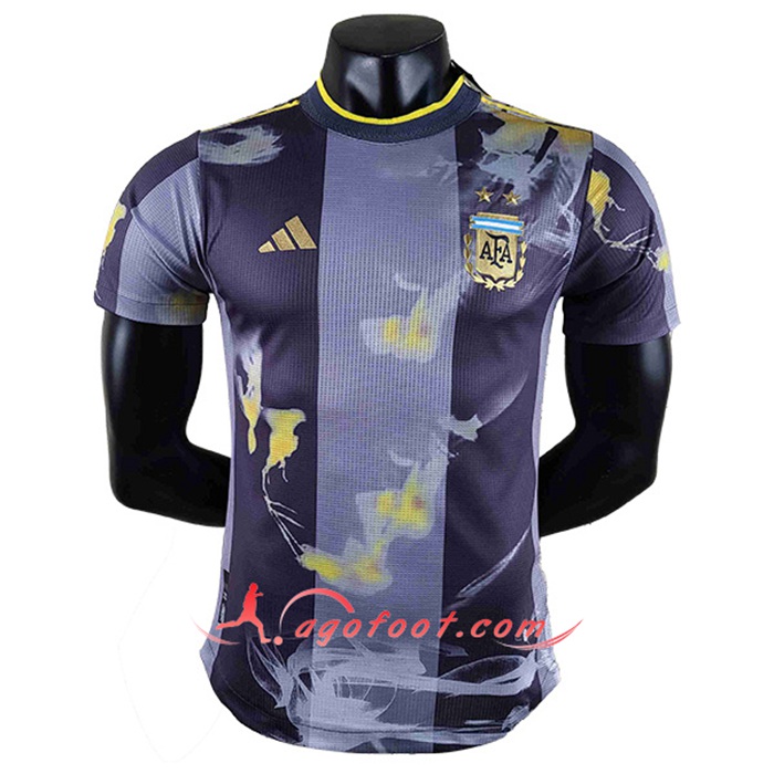 Maillot Equipe Foot Argentine Noir/Gris 2022/2023
