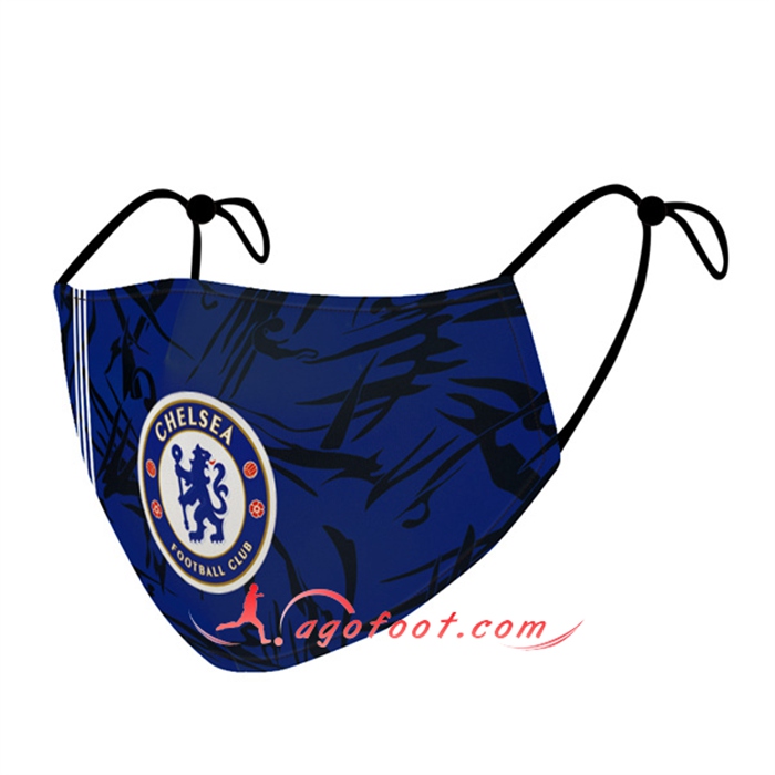 Nouveau Masques Foot FC Chelsea Bleu Reutilisable