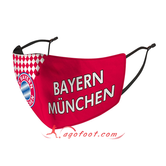 Nouveau Masques Foot Bayern Munich Rouge/Blanc Reutilisable