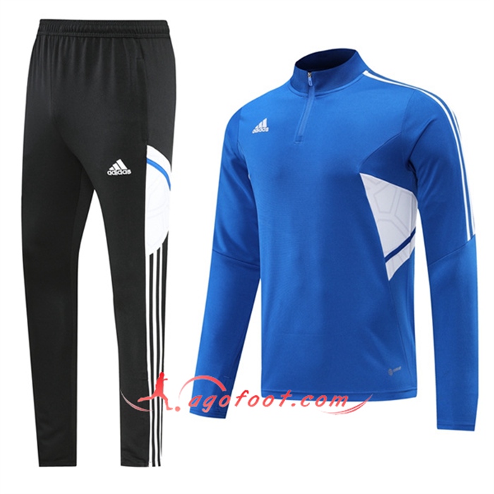 Ensemble Survetement de Foot Adidas Bleu 2022/2023
