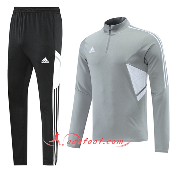 Ensemble Survetement de Foot Adidas Gris 2022/2023