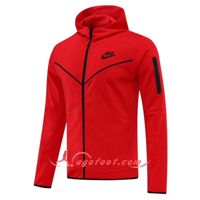 Veste A Capuche Nike Rouge 2022/2023