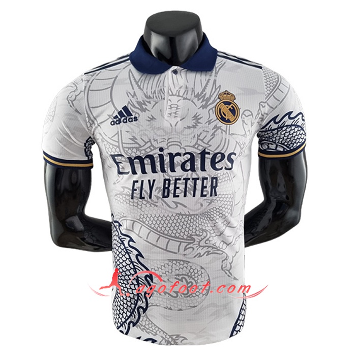 Maillot de Foot Real Madrid Chinese Dragon Blanc 2022/2023