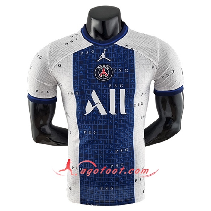Maillot de Foot Jordan PSG Special Edition Blanc/Bleu 2022/2023