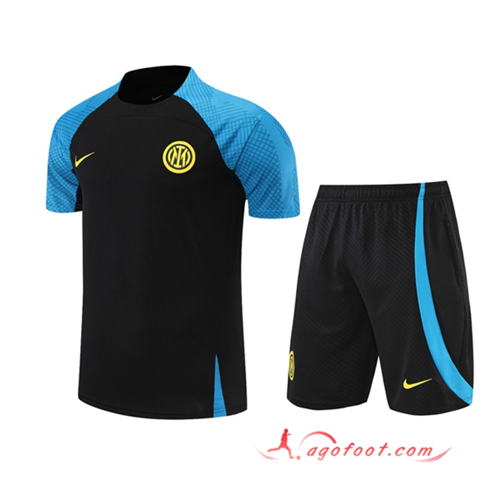 Ensemble Training T-Shirts Inter Milan + Shorts Noir 2022/2023