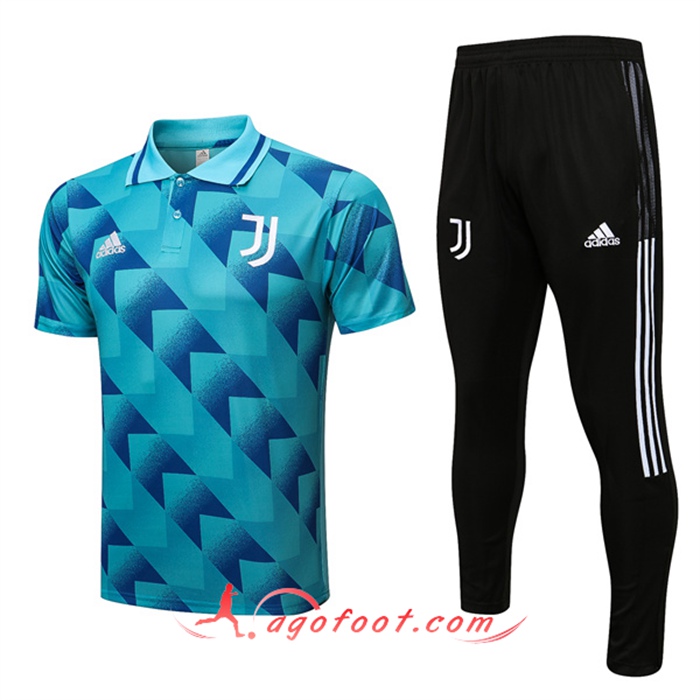 Ensemble Polo Foot Juventus Bleu 2022/2023