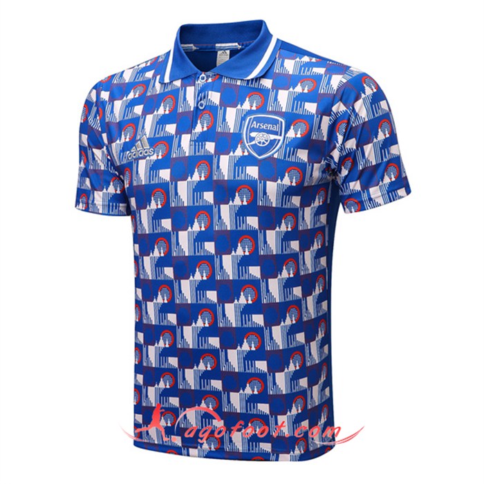 Polo Foot Arsenal Bleu 2022/2023