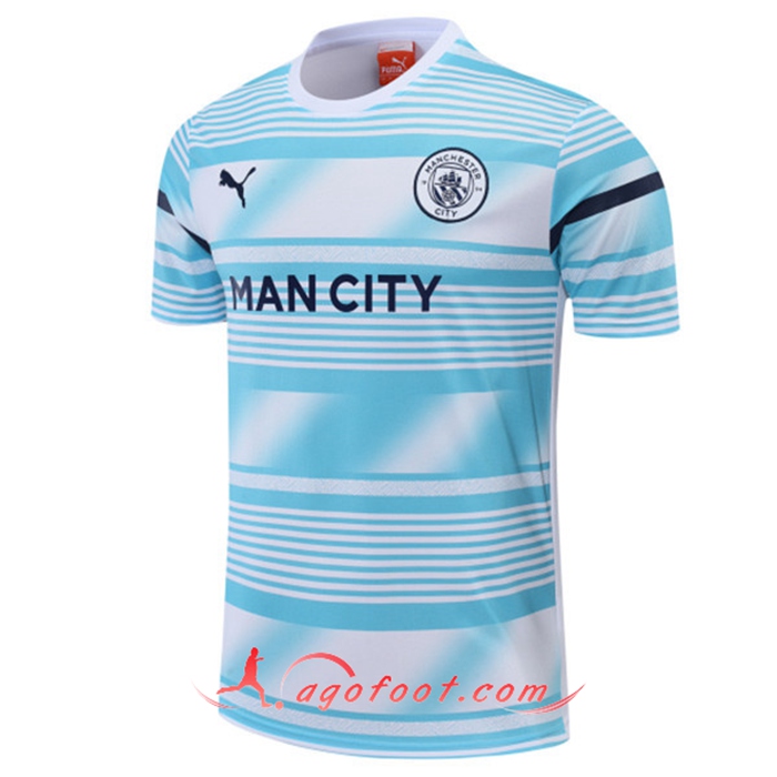 Training T-Shirts Marseille OM Bleu/Blanc 2022/2023