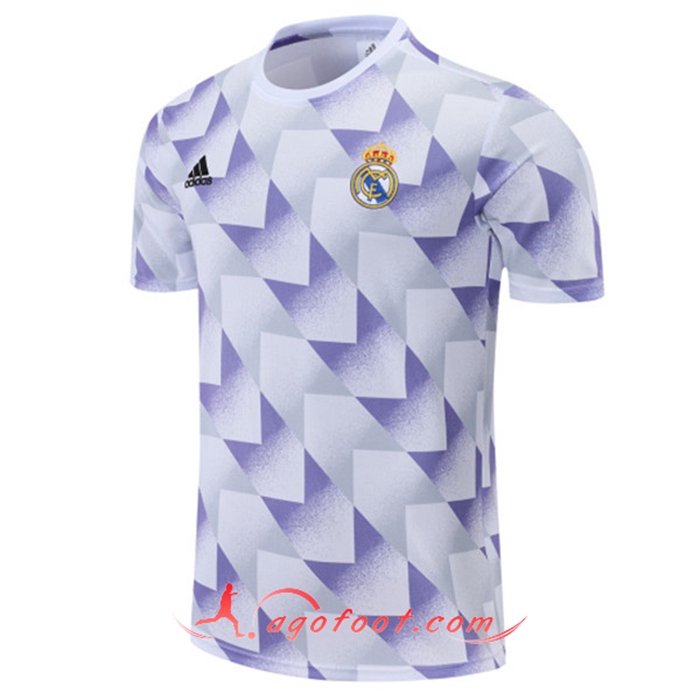 Training T-Shirts Real Madrid Blanc/Gris 2022/2023
