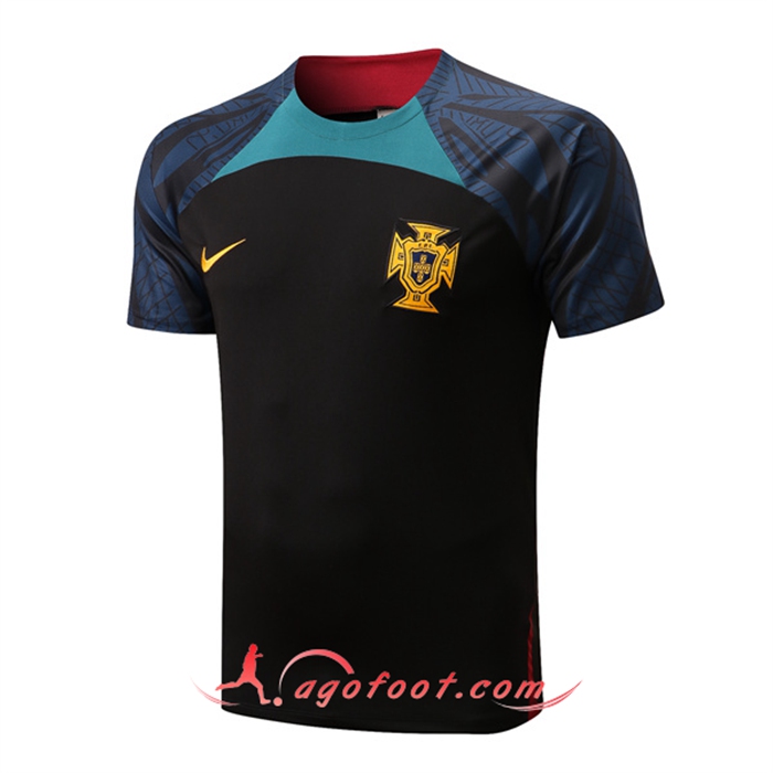 Training T-Shirts Portugal Noir 2022/2023