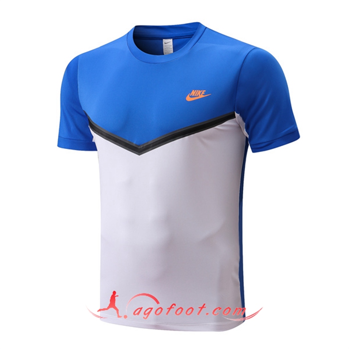 Training T-Shirts Nike Bleu/Blanc 2022/2023