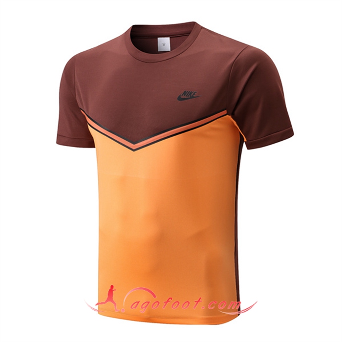 Training T-Shirts Nike Jaune/Brune 2022/2023