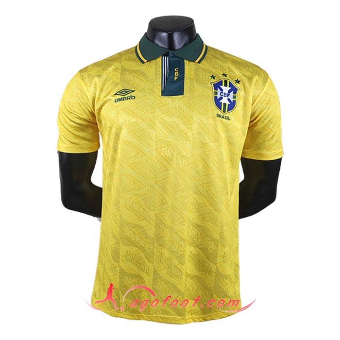 Maillot de Foot Bresil Retro Domicile 1991/1993