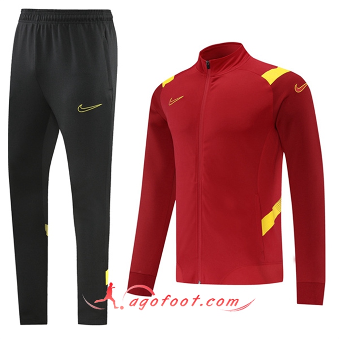 Ensemble Survetement de Foot - Veste Nike Rouge 2022/2023