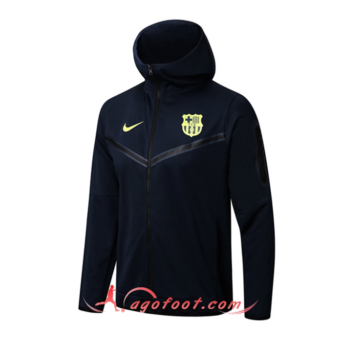 Veste A Capuche FC Barcelone Bleu Marin 2022/2023