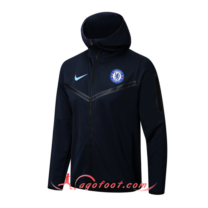 Veste A Capuche FC Chelsea Bleu Marin 2022/2023