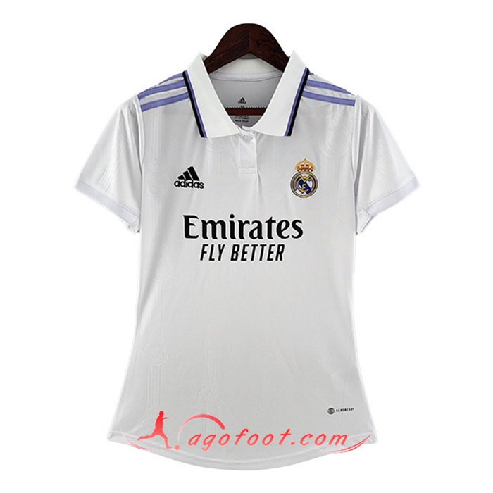 Maillot de Foot Real Madrid Femme Domicile 2022/2023