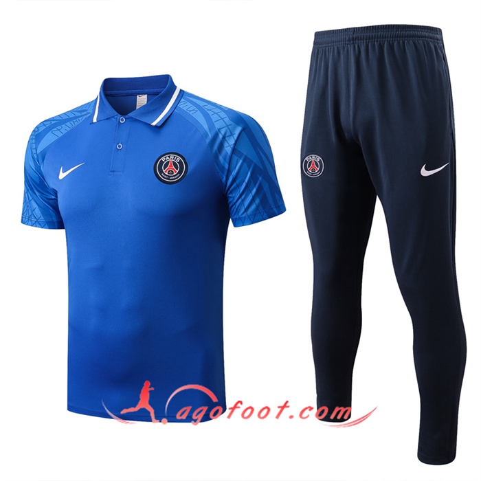 Ensemble Polo Foot PSG Bleu 2022/2023