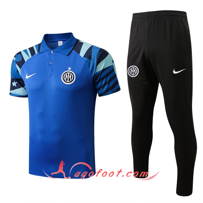 Ensemble Polo Foot Inter Milan Bleu 2022/2023