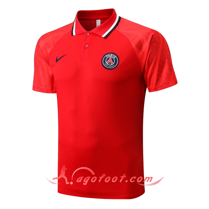 Polo Foot PSG Rouge 2022/2023