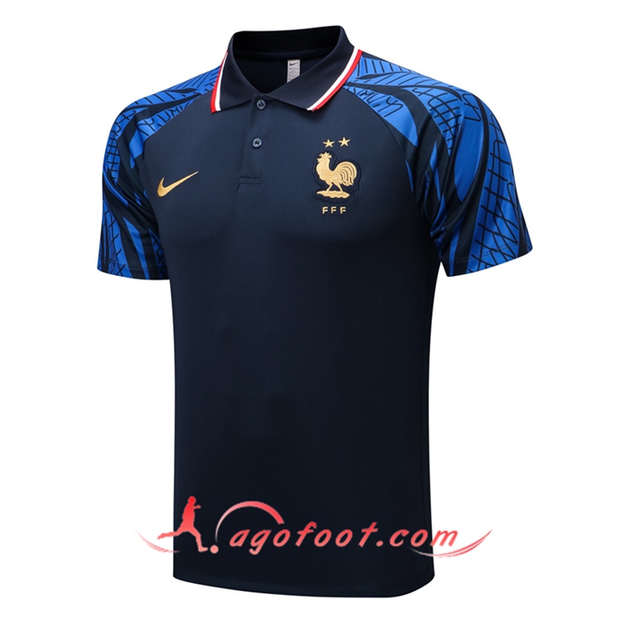 Polo Foot France Bleu Marin 2022/2023
