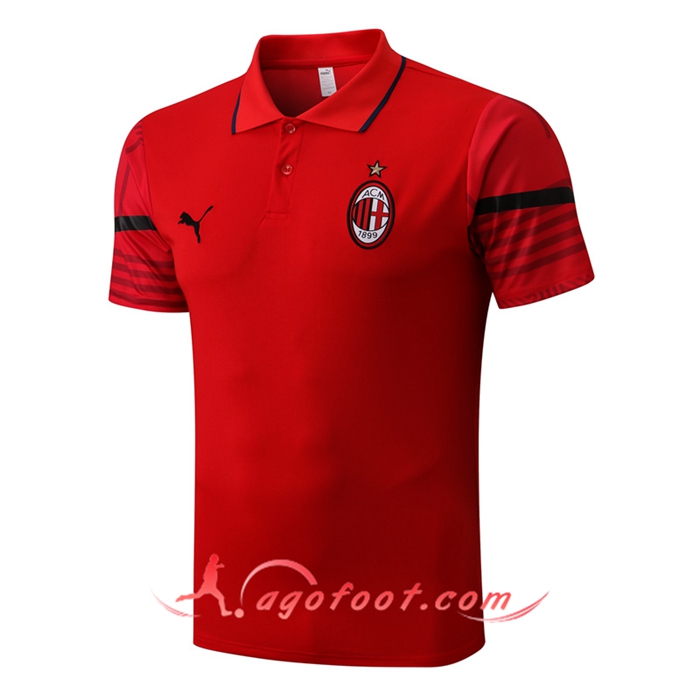 Polo Foot Milan AC Rouge 2022/2023