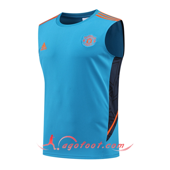 Training Debardeur Manchester United Bleu 2022/2023