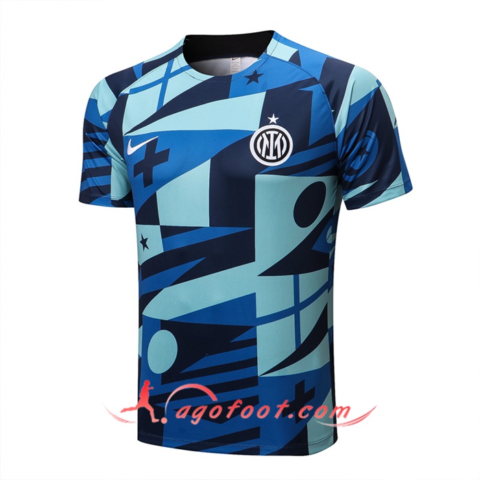 Training T-Shirts Inter Milan Bleu/Vert 2022/2023