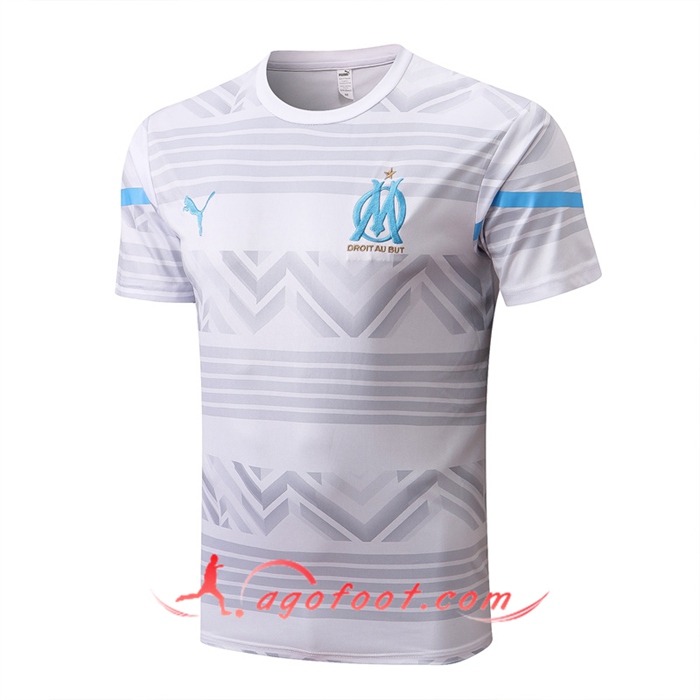 Training T-Shirts Marseille OM Blanc 2022/2023
