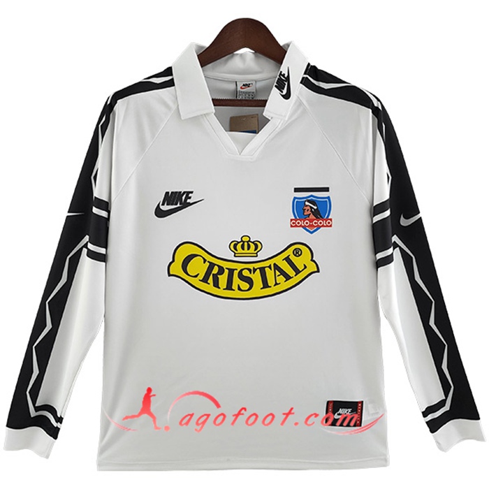 Maillot de Foot Colo-Colo Retro Domicile Manches Longues 1995