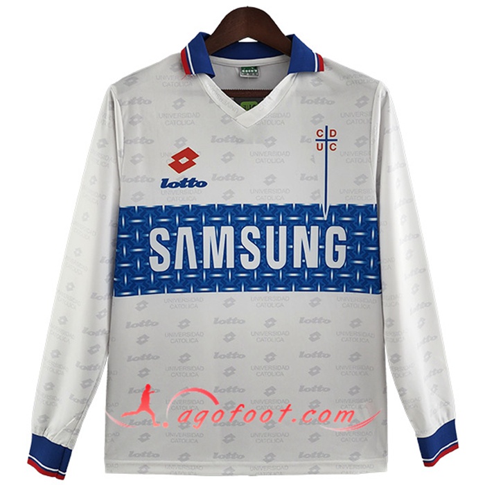 Maillot de Foot Deportivo Retro Exterieur Manches Longues 1995