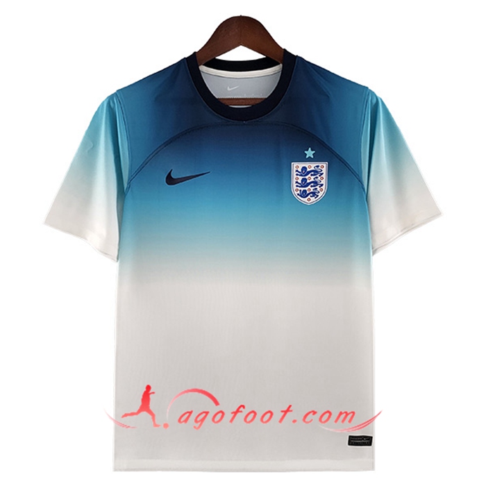 Maillot Equipe Foot Angleterre Blanc/Bleu 2022/2023
