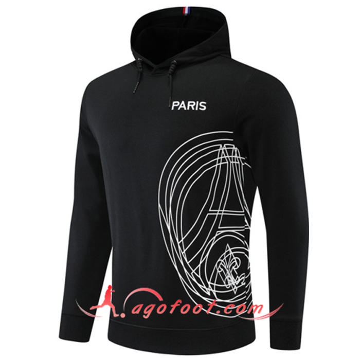 Sweatshirt Training Capuche PSG Noir 2022/2023