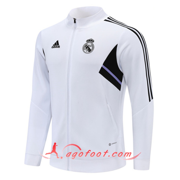 Veste Foot Real Madrid Blanc 2022/2023