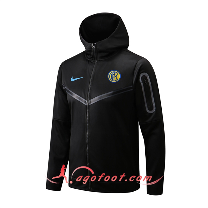 Veste A Capuche Inter Milan Noir 2022/2023